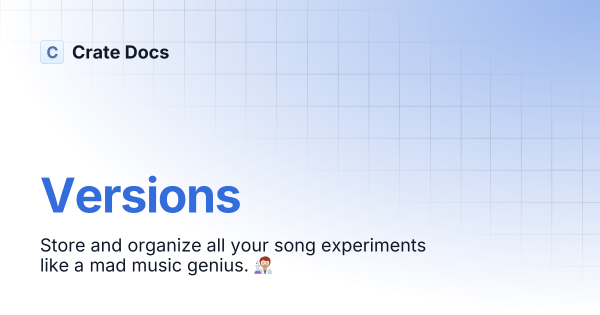 Versions | Crate Docs
